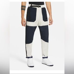 NIKE NSW SPORTSWEAR WOVEN PANTS BONE,OBSIDIAN,BLACK CZ3303-072 MEN'S SIZE SMALL